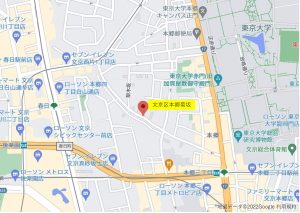 本郷菊坂地図